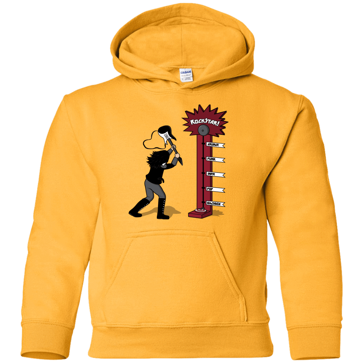 Sweatshirts Gold / YS Rockstar Youth Hoodie