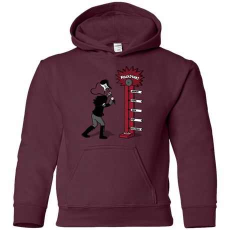 Sweatshirts Maroon / YS Rockstar Youth Hoodie