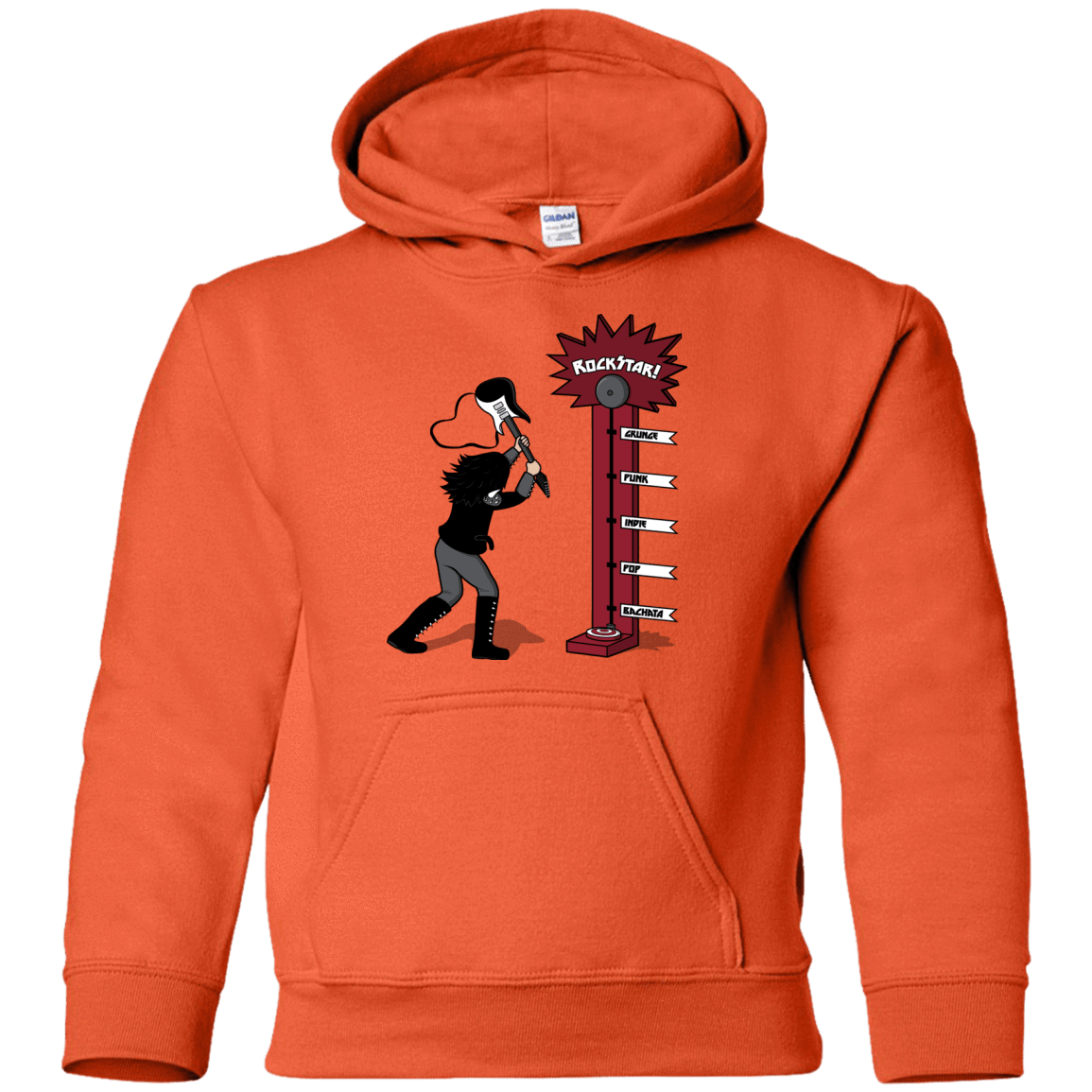 Sweatshirts Orange / YS Rockstar Youth Hoodie