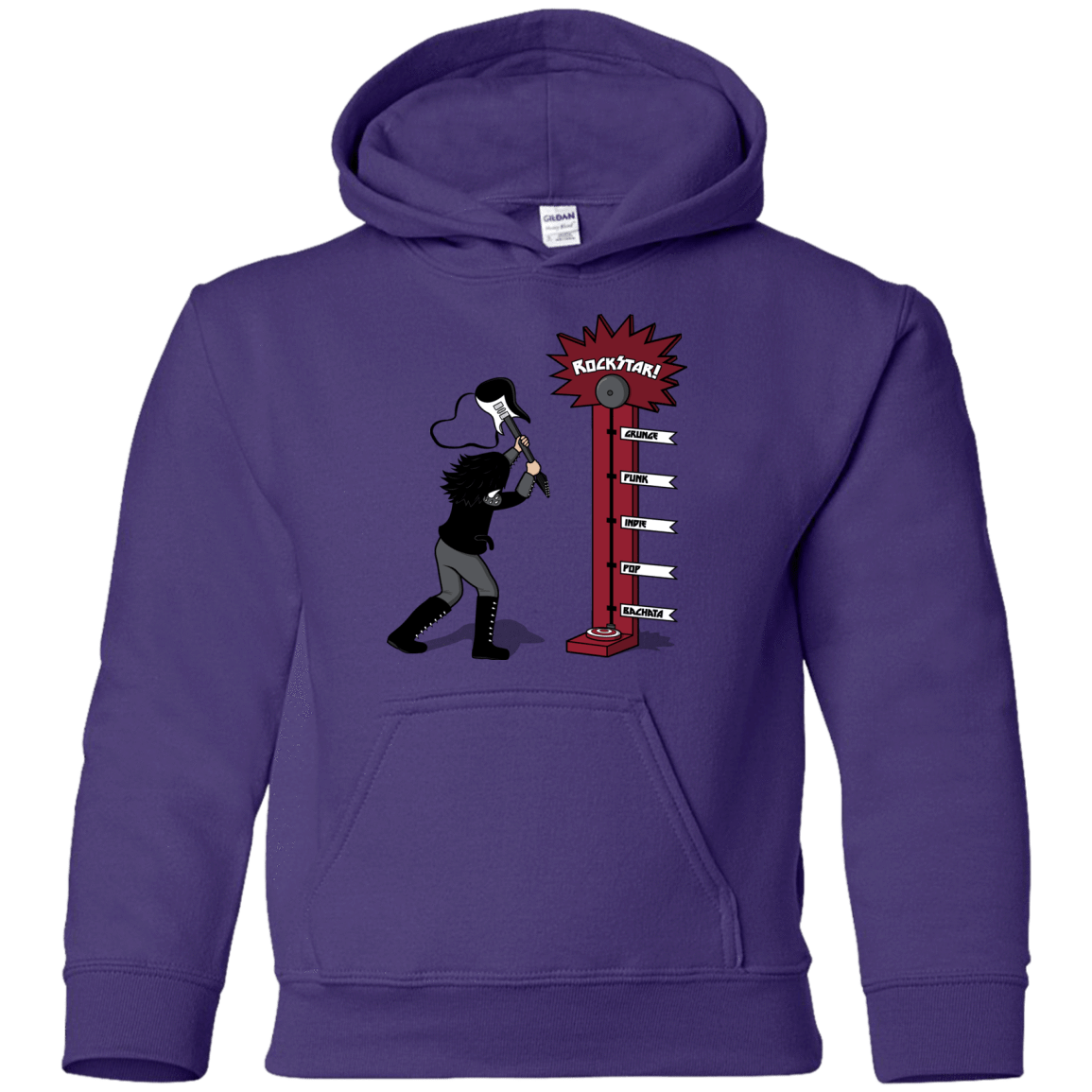 Sweatshirts Purple / YS Rockstar Youth Hoodie