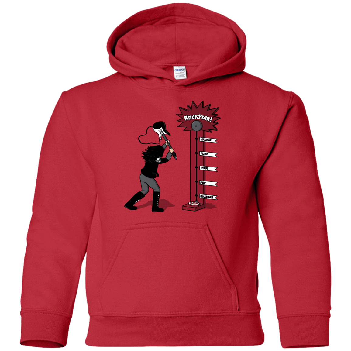 Sweatshirts Red / YS Rockstar Youth Hoodie