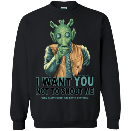 Sweatshirts Black / Small Rodian Petition Crewneck Sweatshirt