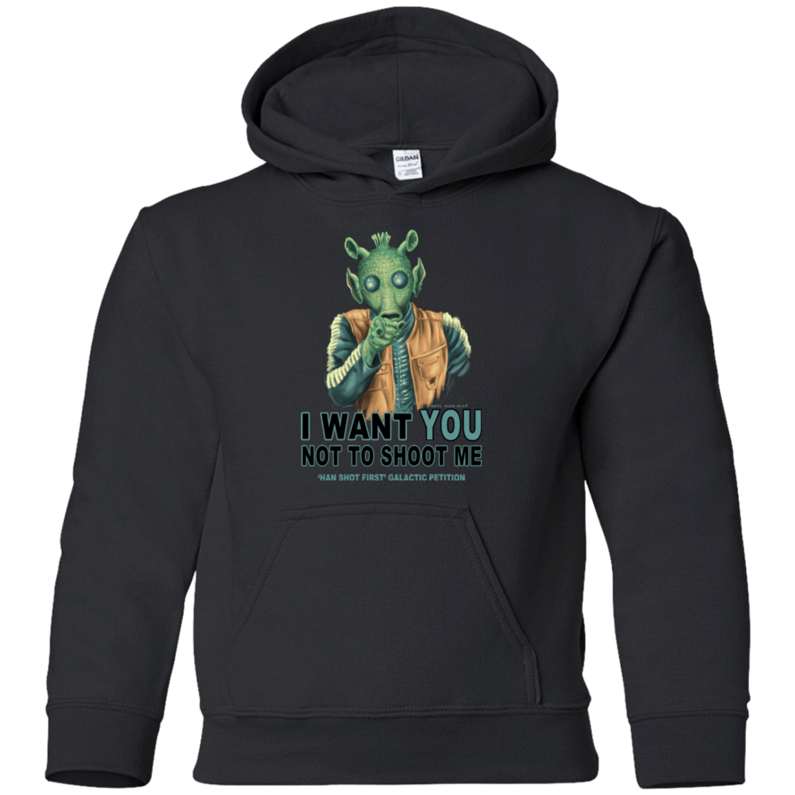 Sweatshirts Black / YS Rodian Petition Youth Hoodie