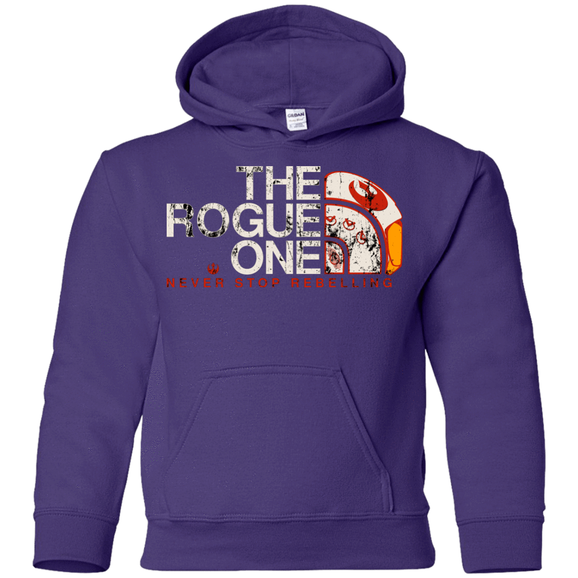 Sweatshirts Purple / YS Rogue North Face Youth Hoodie