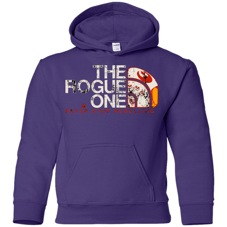 Sweatshirts Purple / YS Rogue North Face Youth Hoodie