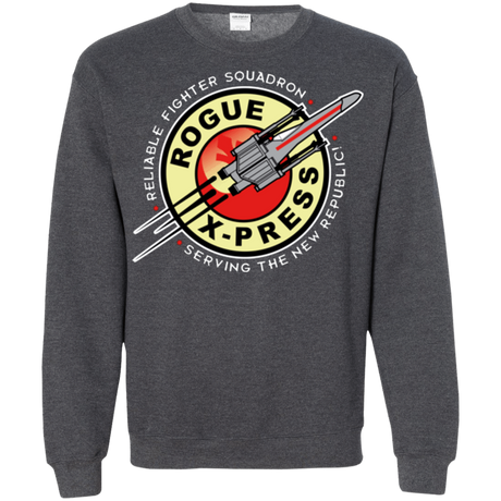 Sweatshirts Dark Heather / Small Rogue X-Press Crewneck Sweatshirt