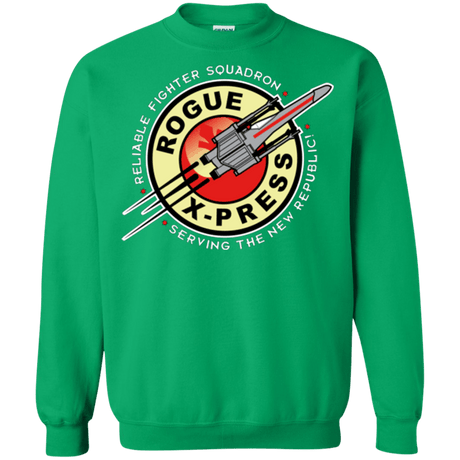 Sweatshirts Irish Green / Small Rogue X-Press Crewneck Sweatshirt