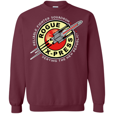 Sweatshirts Maroon / Small Rogue X-Press Crewneck Sweatshirt