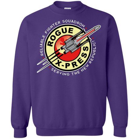 Sweatshirts Purple / Small Rogue X-Press Crewneck Sweatshirt