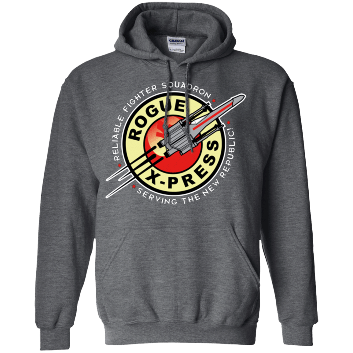Sweatshirts Dark Heather / Small Rogue X-Press Pullover Hoodie