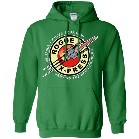 Sweatshirts Irish Green / Small Rogue X-Press Pullover Hoodie