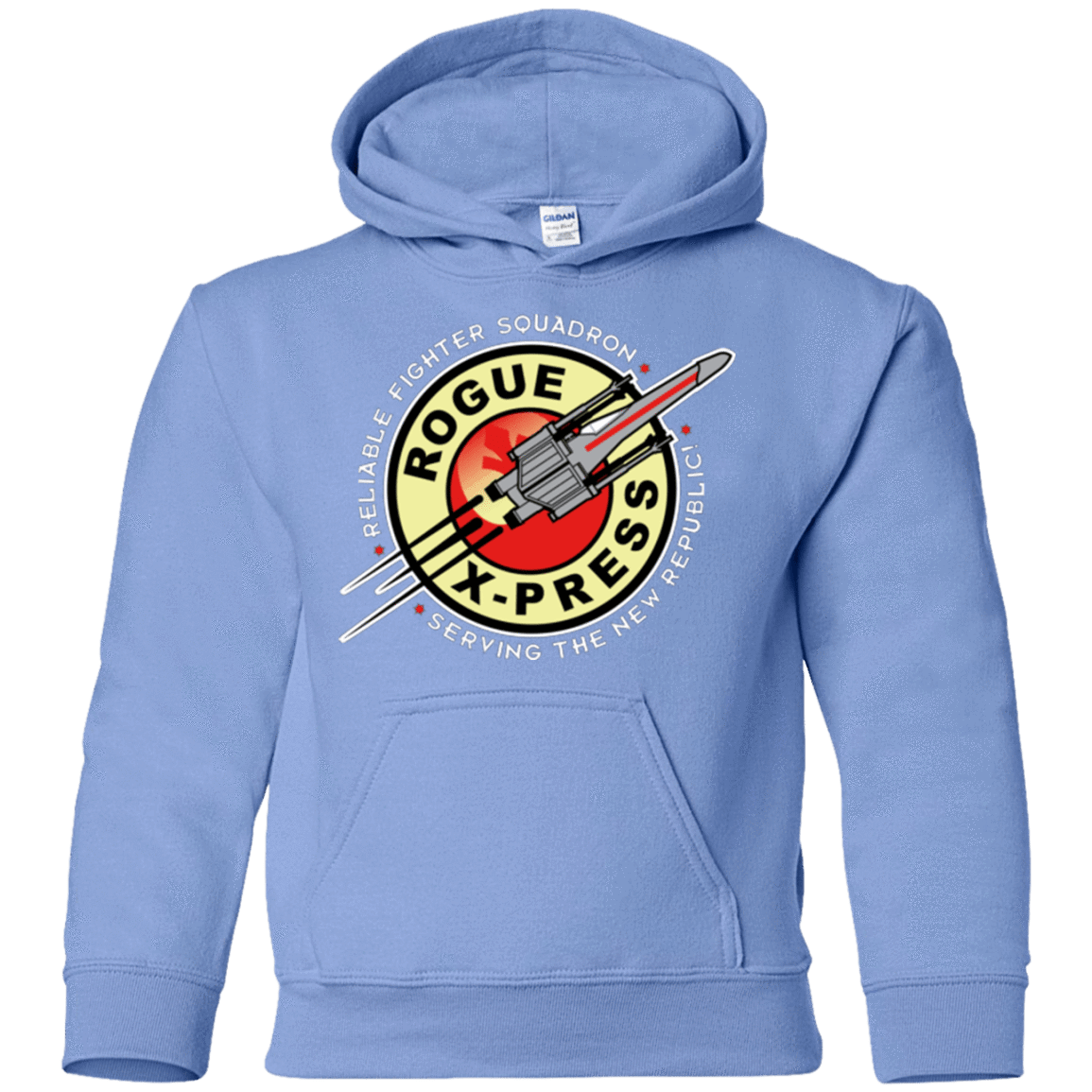 Sweatshirts Carolina Blue / YS Rogue X-Press Youth Hoodie