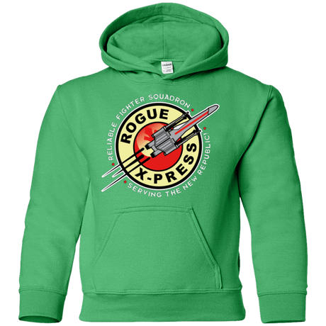 Sweatshirts Irish Green / YS Rogue X-Press Youth Hoodie