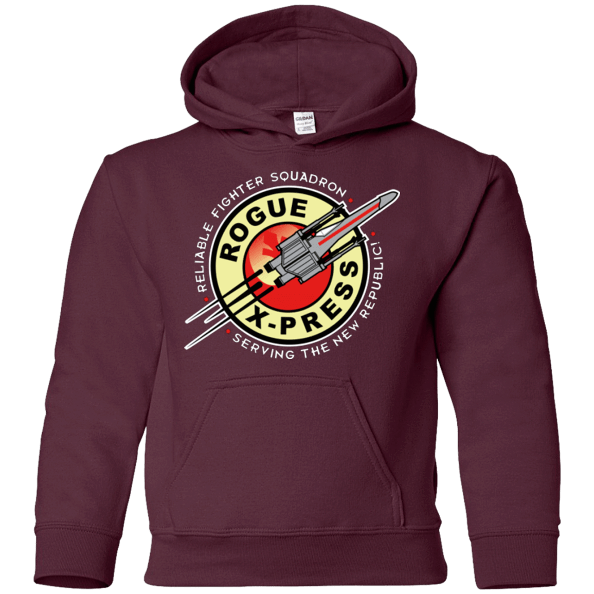 Sweatshirts Maroon / YS Rogue X-Press Youth Hoodie