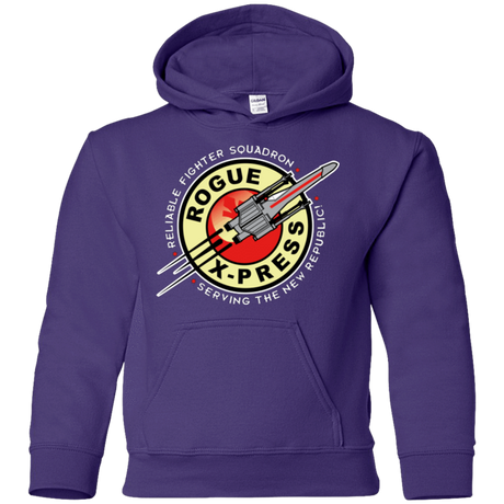 Sweatshirts Purple / YS Rogue X-Press Youth Hoodie