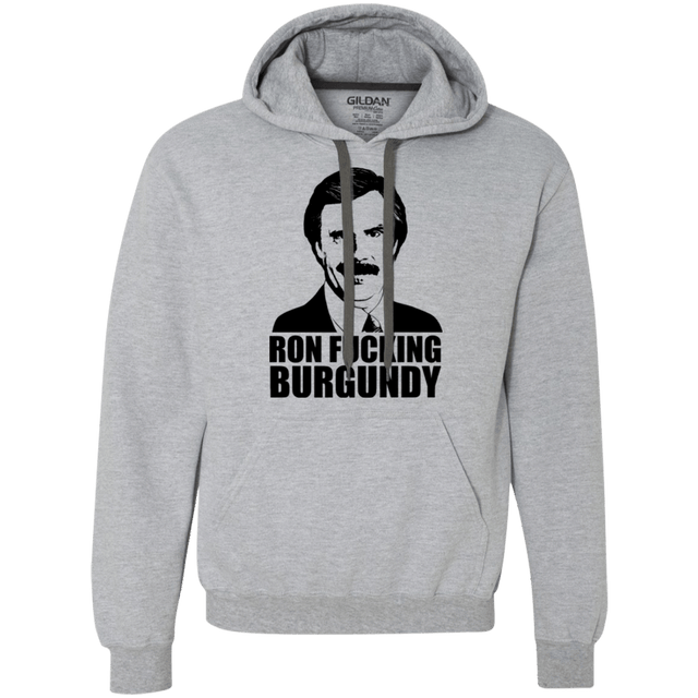 Sweatshirts Sport Grey / Small Ron Fucking Burgundy Premium Fleece Hoodie