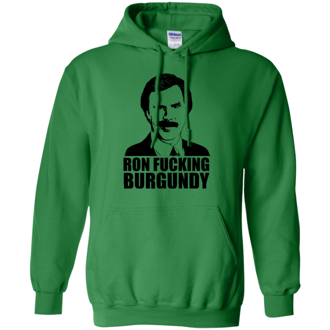 Sweatshirts Irish Green / Small Ron Fucking Burgundy Pullover Hoodie