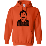 Sweatshirts Orange / Small Ron Fucking Burgundy Pullover Hoodie