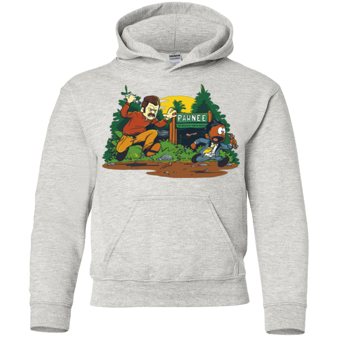 Sweatshirts Ash / YS Ron & Tom Youth Hoodie