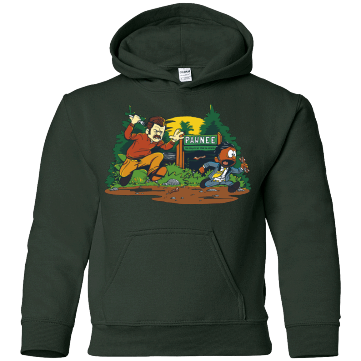 Sweatshirts Forest Green / YS Ron & Tom Youth Hoodie