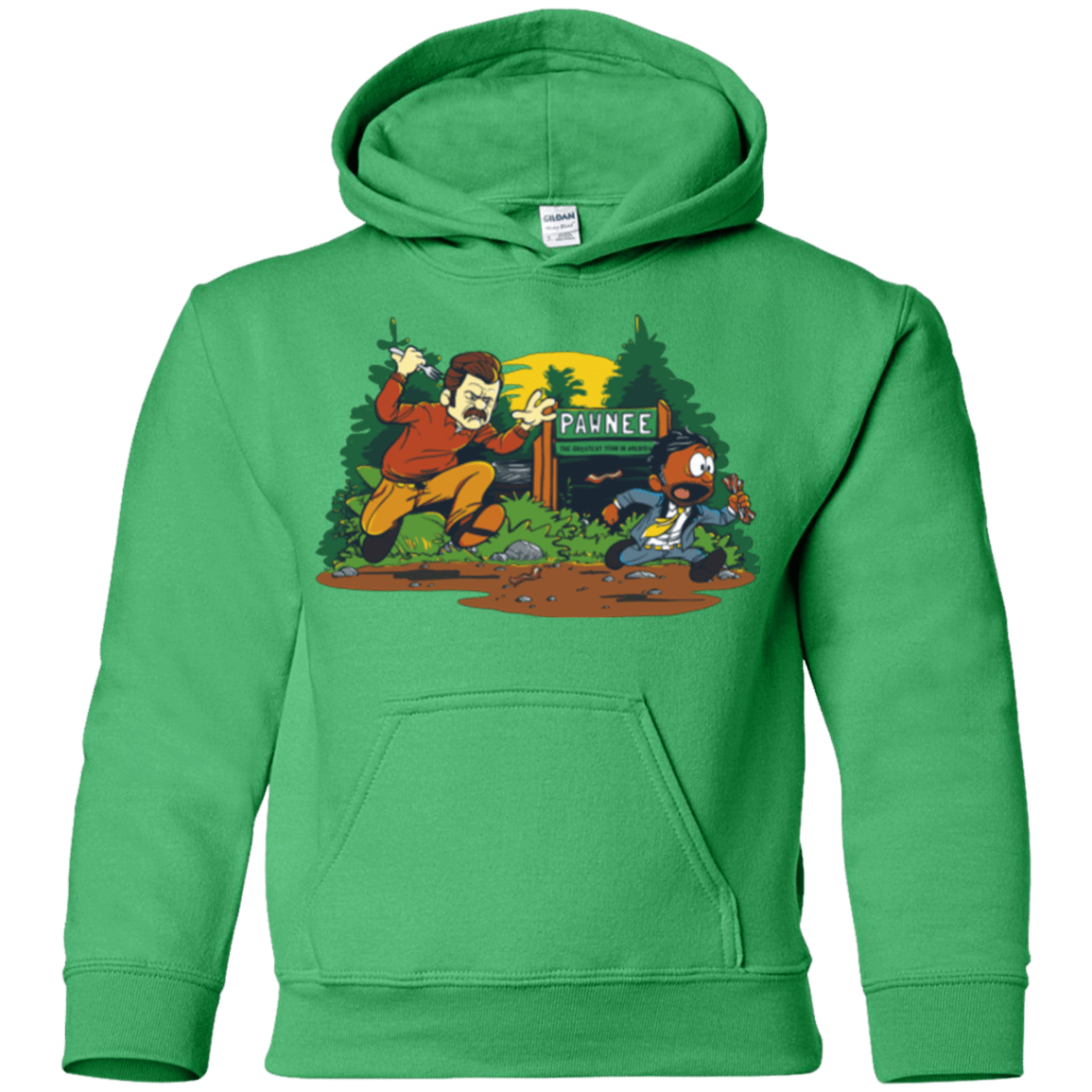 Sweatshirts Irish Green / YS Ron & Tom Youth Hoodie