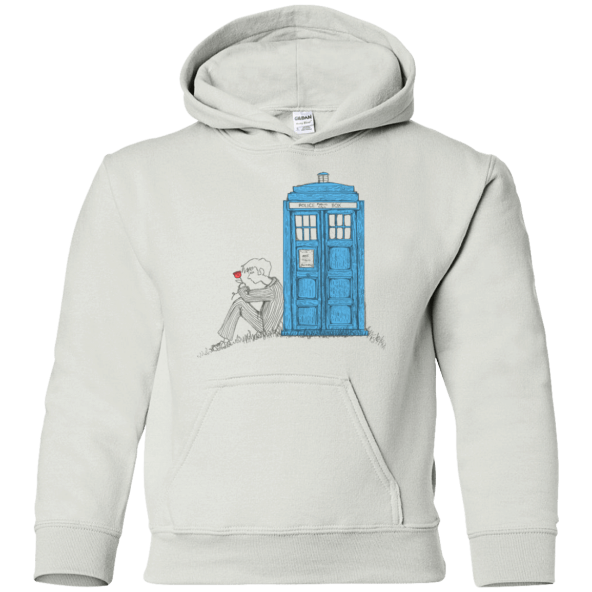 Sweatshirts White / YS Rose Youth Hoodie