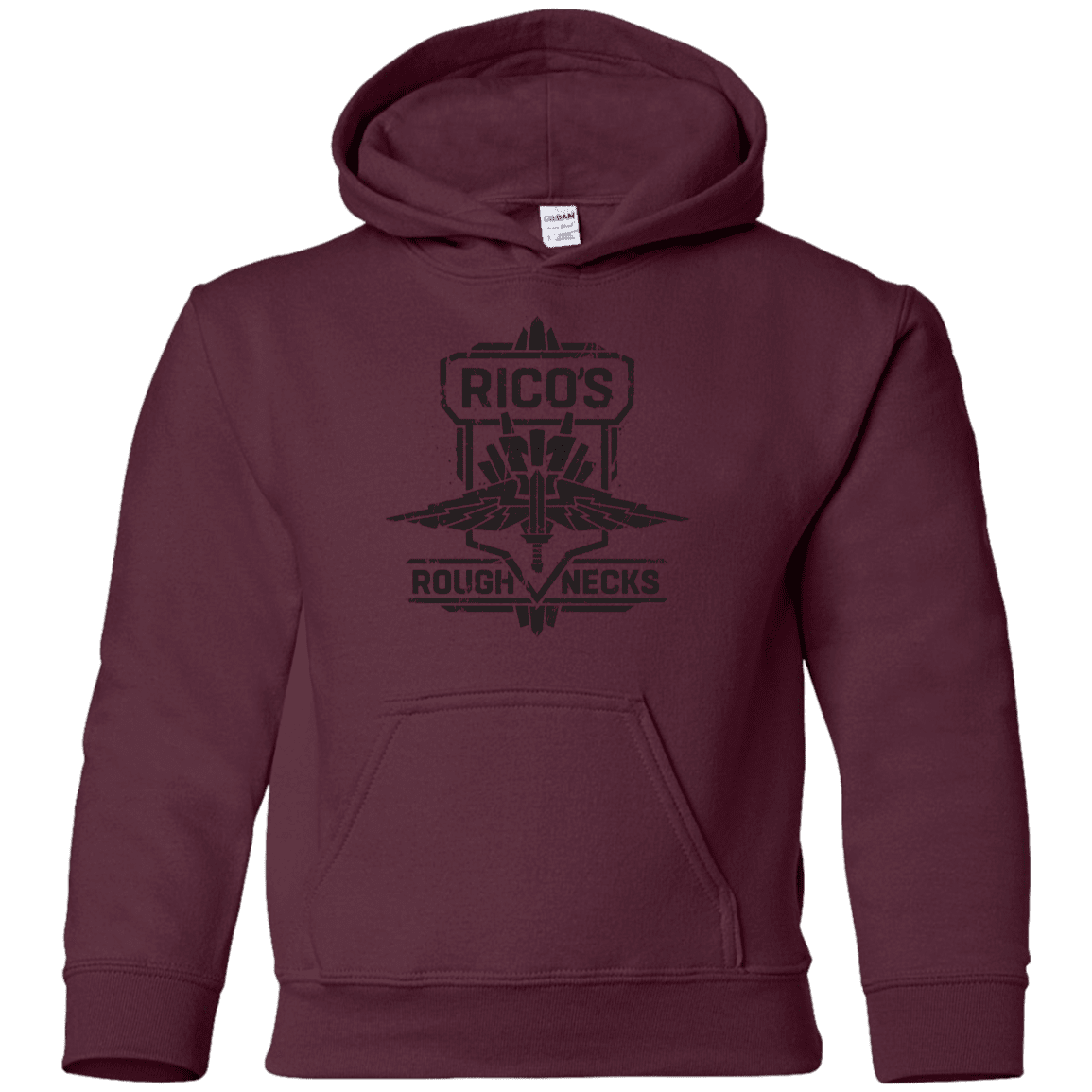 Sweatshirts Maroon / YS Roughnecks Youth Hoodie