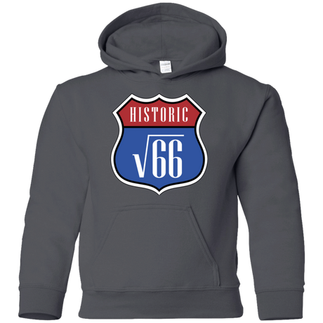 Sweatshirts Charcoal / YS Route v66 Youth Hoodie