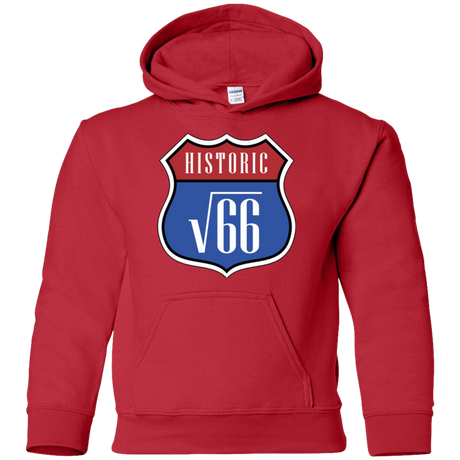 Sweatshirts Red / YS Route v66 Youth Hoodie