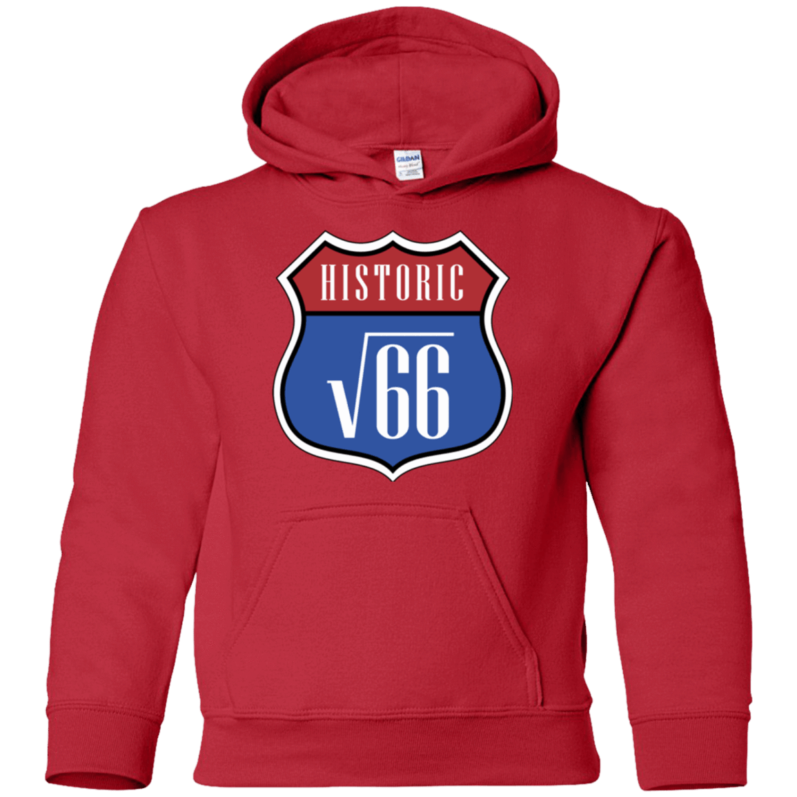 Sweatshirts Red / YS Route v66 Youth Hoodie