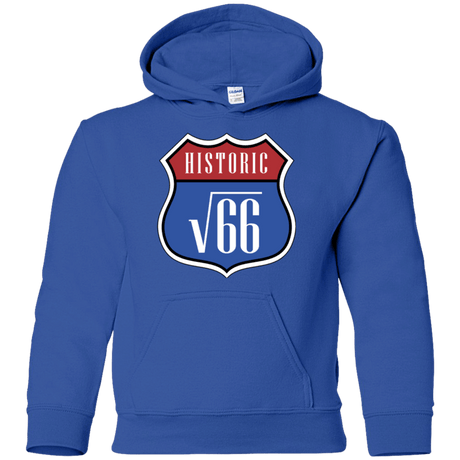 Sweatshirts Royal / YS Route v66 Youth Hoodie
