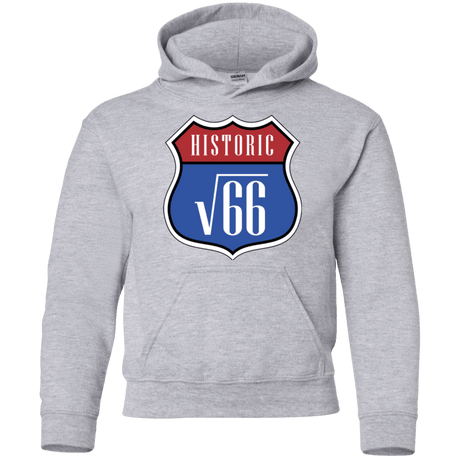 Sweatshirts Sport Grey / YS Route v66 Youth Hoodie