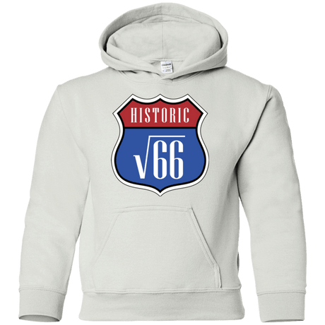 Sweatshirts White / YS Route v66 Youth Hoodie