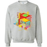 Sweatshirts Sport Grey / S Rubik's Building Crewneck Sweatshirt