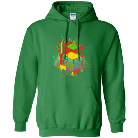 Sweatshirts Irish Green / S Rubik's Building Pullover Hoodie