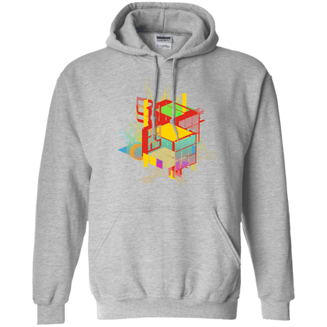 Sweatshirts Sport Grey / S Rubik's Building Pullover Hoodie