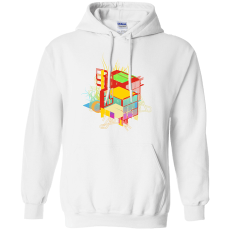 Sweatshirts White / S Rubik's Building Pullover Hoodie