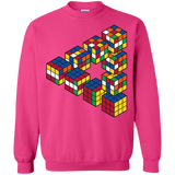 Sweatshirts Heliconia / S Rubiks Cube Penrose Triangle Crewneck Sweatshirt