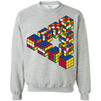 Sweatshirts Sport Grey / S Rubiks Cube Penrose Triangle Crewneck Sweatshirt