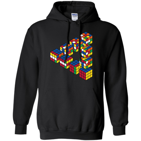 Sweatshirts Black / S Rubiks Cube Penrose Triangle Pullover Hoodie