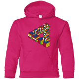 Sweatshirts Heliconia / YS Rubiks Cube Penrose Triangle Youth Hoodie