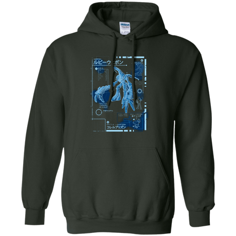 Sweatshirts Forest Green / Small RUBY BLUEPRINT Pullover Hoodie