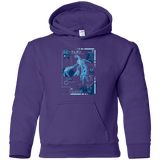 Sweatshirts Purple / YS RUBY BLUEPRINT Youth Hoodie