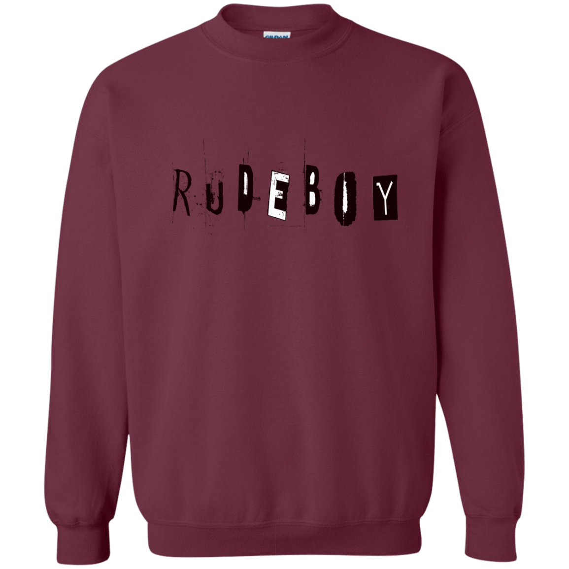 Sweatshirts Maroon / S Rudeboy Crewneck Sweatshirt