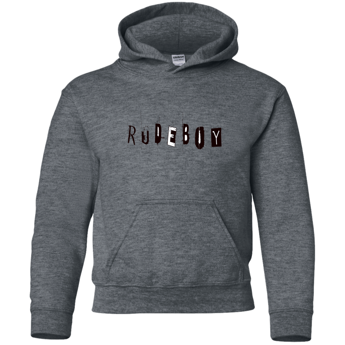 Sweatshirts Dark Heather / YS Rudeboy Youth Hoodie