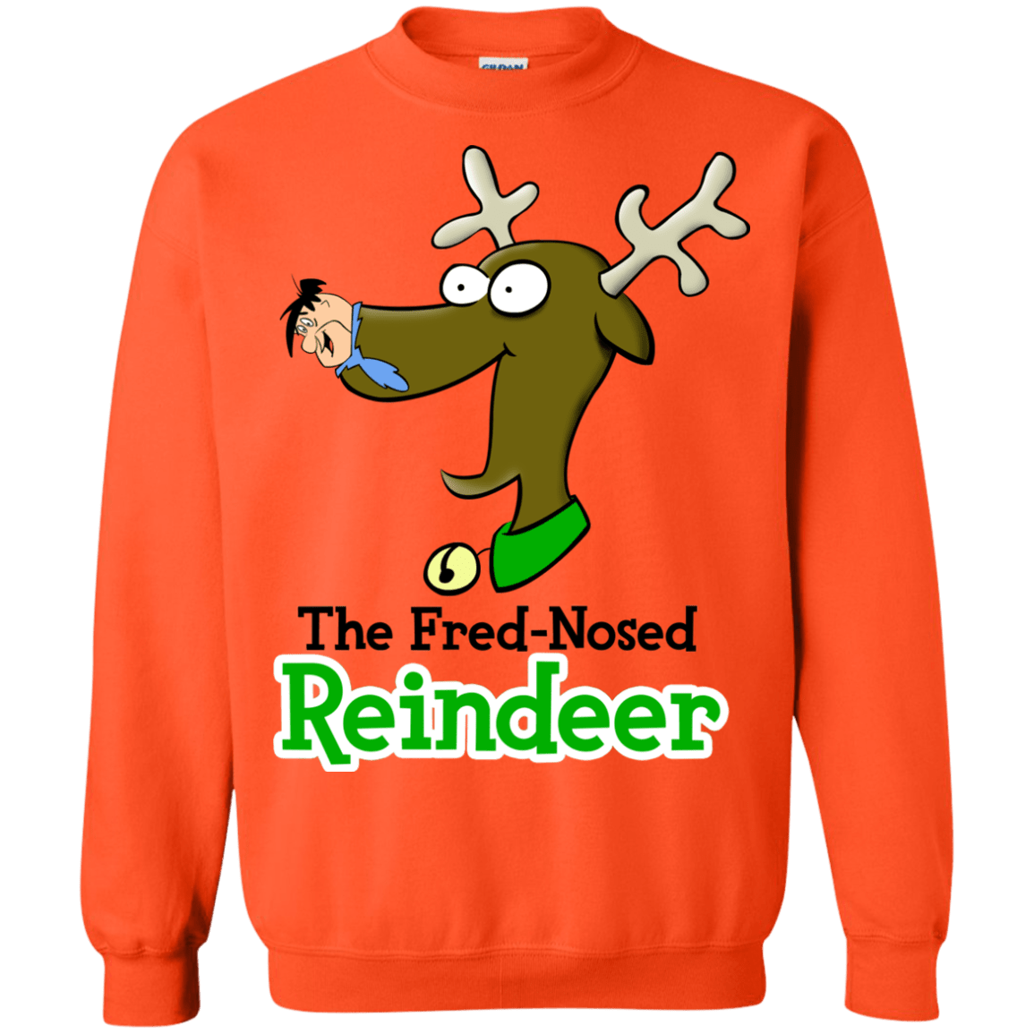 Sweatshirts Orange / Small Rudy Fred Crewneck Sweatshirt