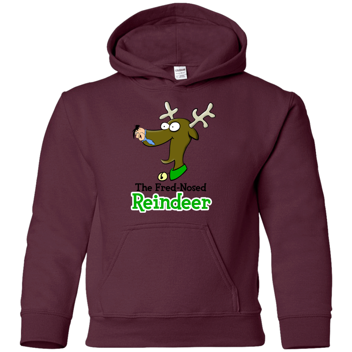 Sweatshirts Maroon / YS Rudy Fred Youth Hoodie