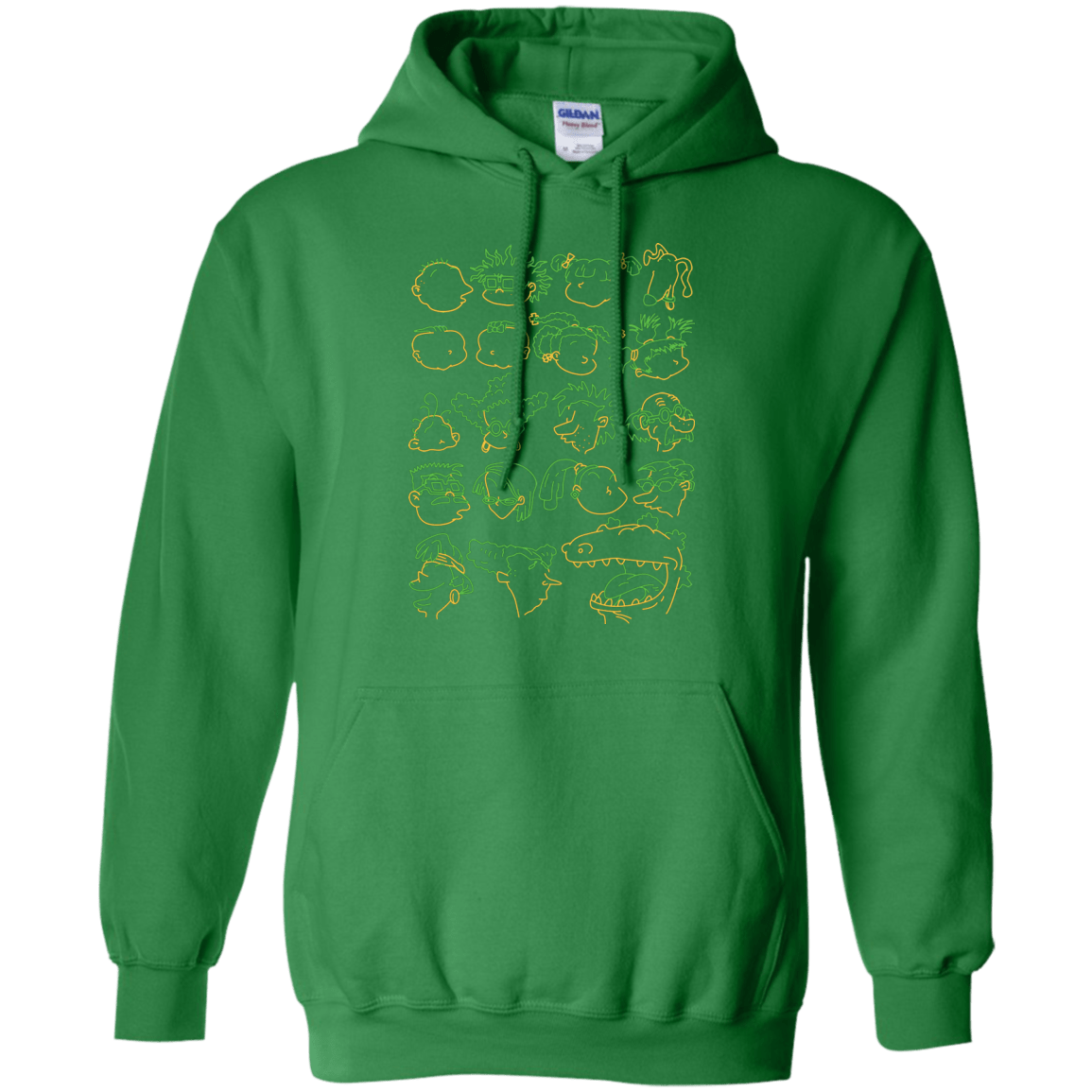 Sweatshirts Irish Green / S RUGRAT HEADS Pullover Hoodie