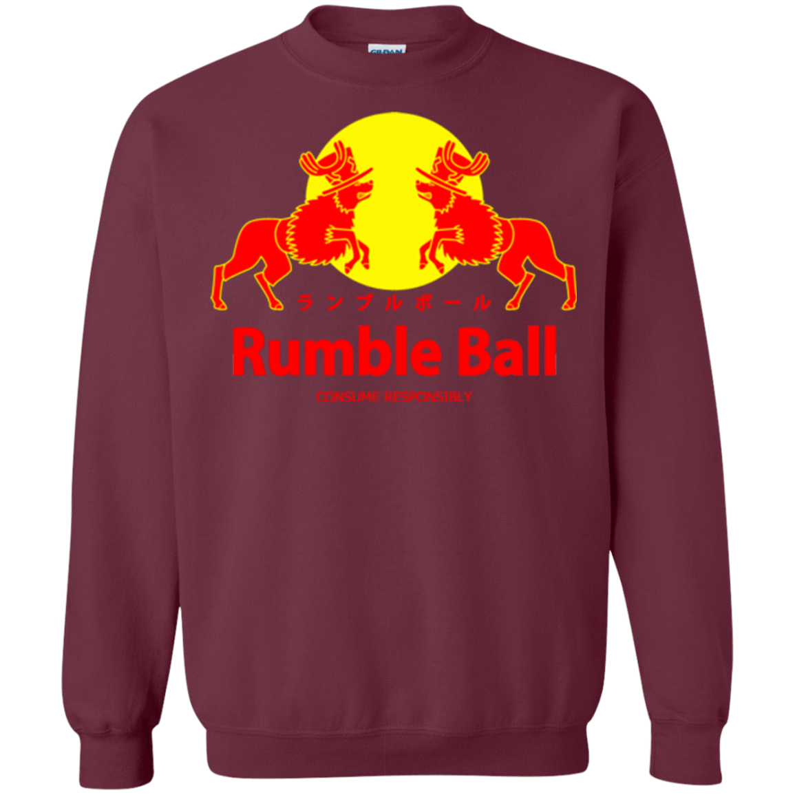 Sweatshirts Maroon / Small Rumble Ball Crewneck Sweatshirt