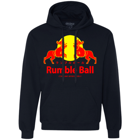 Sweatshirts Navy / Small Rumble Ball Premium Fleece Hoodie